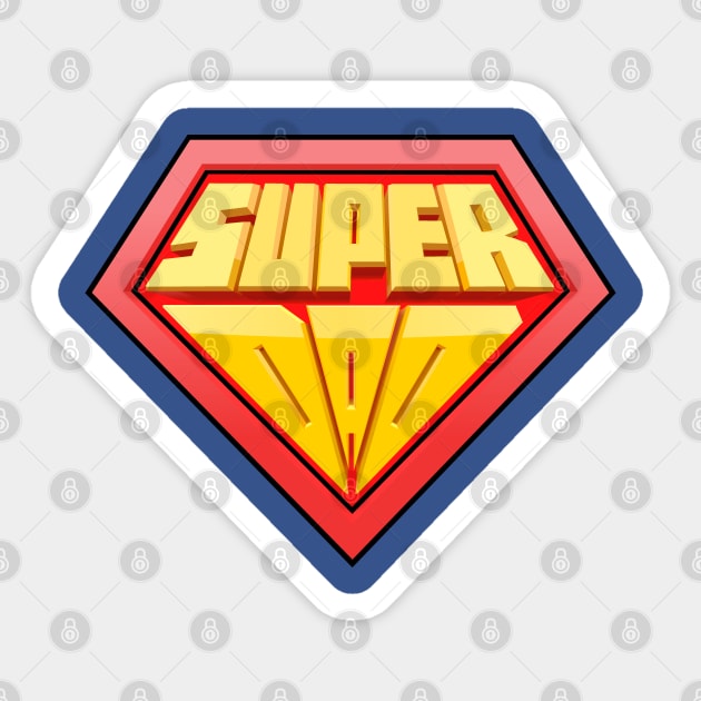 Super-Dad Sticker by Dopamine Creative